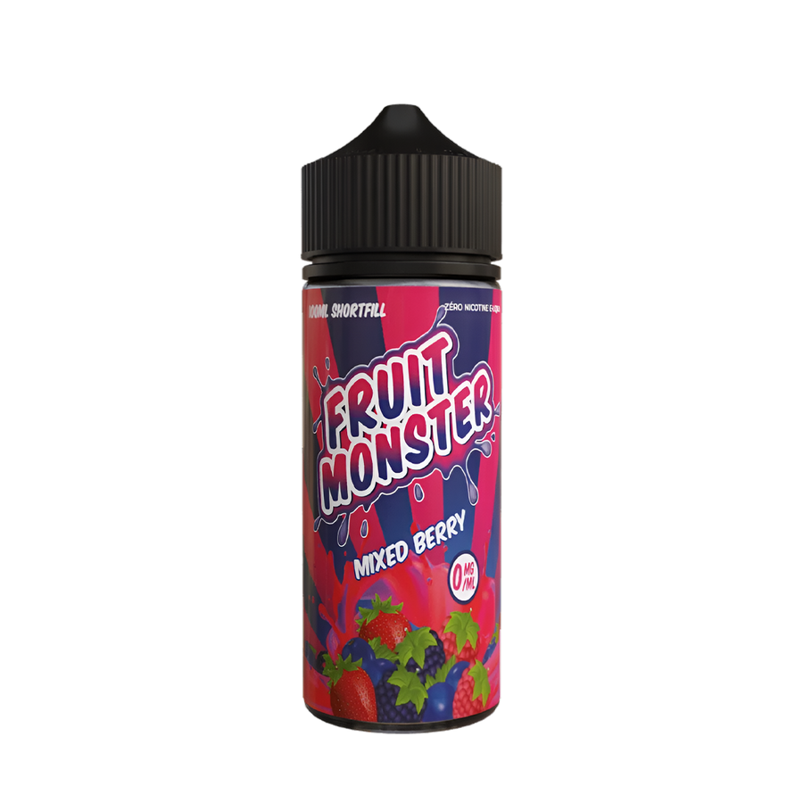 Fruit Monster Freebase Vape Juice 0 Mg Mixed Berry 