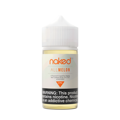 Naked 100 Original Freebase Vape Juice 0 Mg All Melon (Watermelon Cantaloupe Honeydew) 