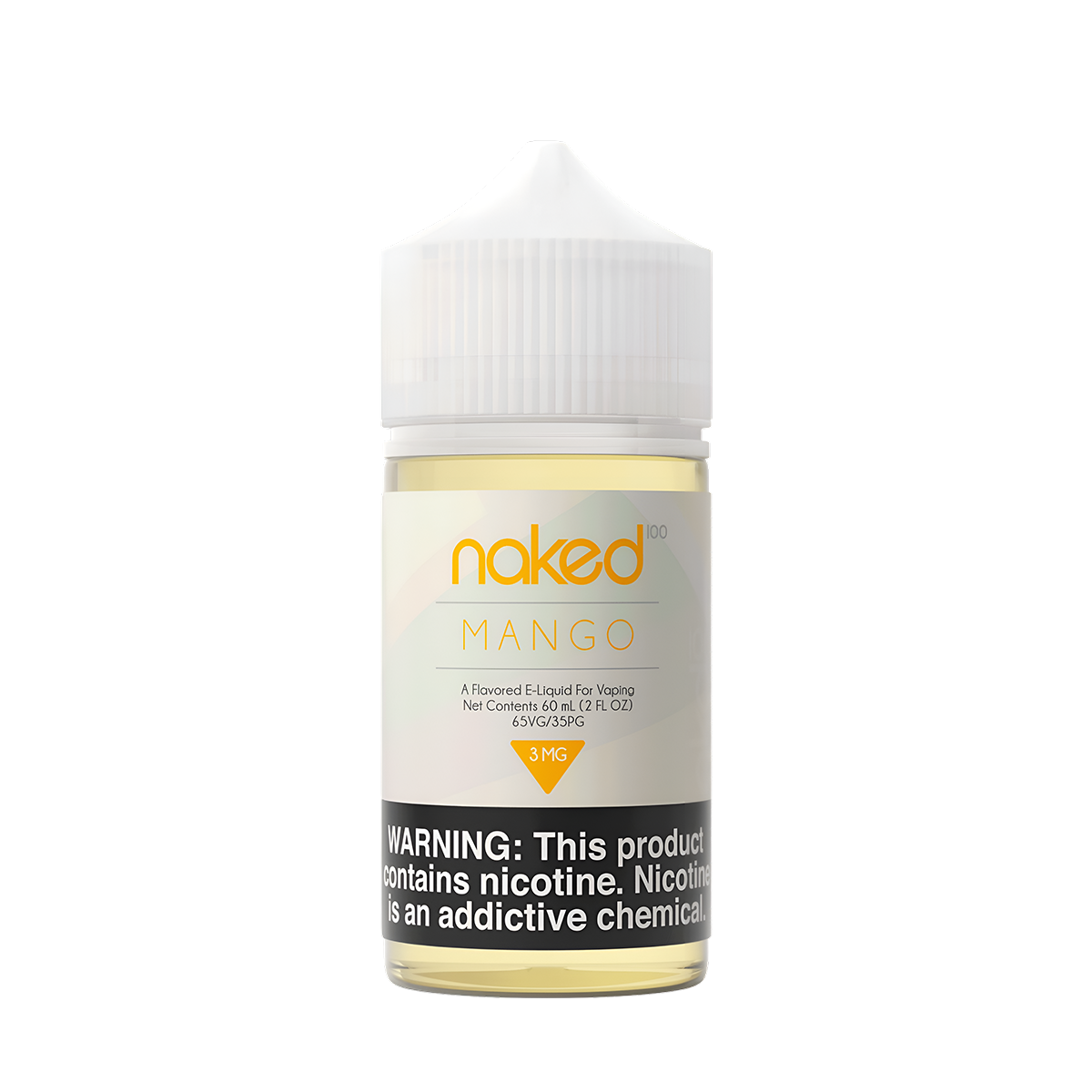Naked 100 Original Freebase Vape Juice 0 Mg 60 Ml Mango (Mango Peach Cream)