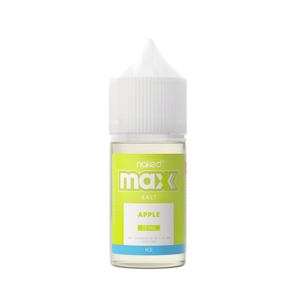 Naked 100 Ice Salt Nicotine Vape Juice 35 Mg Green Apple Ice 
