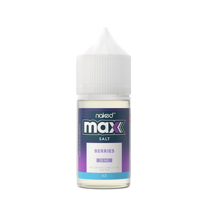 Naked 100 Ice Salt Nicotine Vape Juice 35 Mg Blueberry Raspberry Ice 