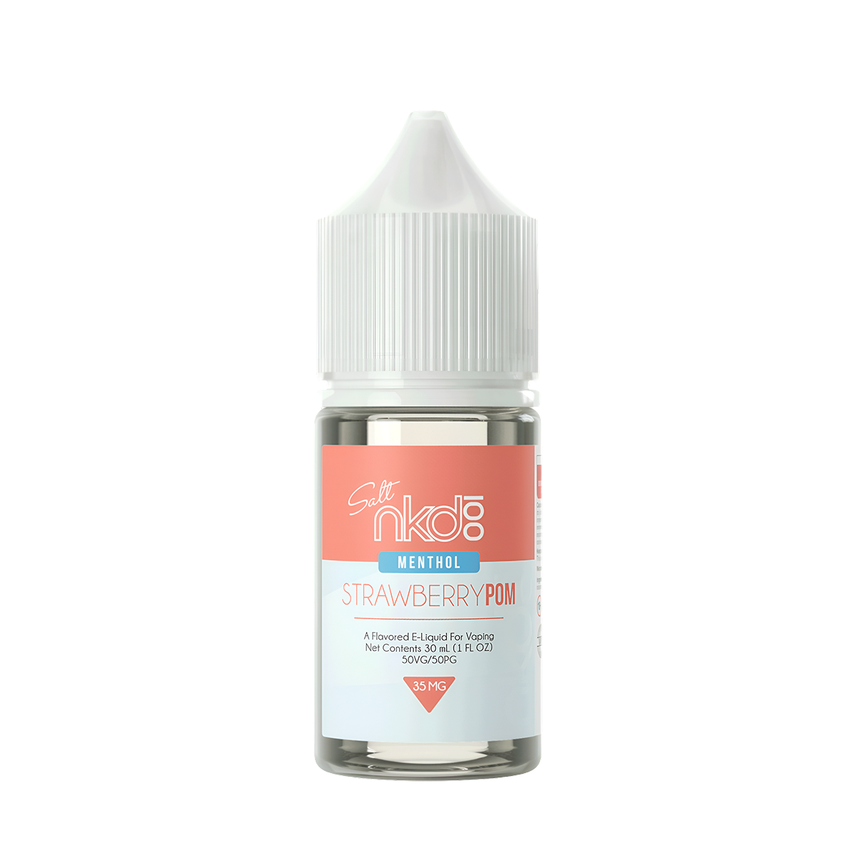 Naked 100 Menthol Salt Nicotine Vape Juice 35 Mg 30 Ml Menthol Strawberry Pom (Strawberry Pomegranate Kiwi Menthol)