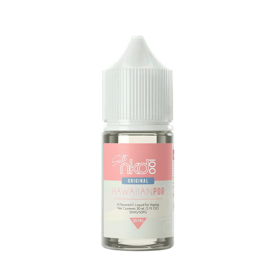 Naked 100 Original Salt Nicotine Vape Juice 35 Mg Hawaiian Pog (PassionFruit Orange Guava) 