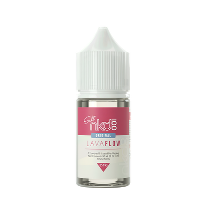 Naked 100 Original Salt Nicotine Vape Juice 35 Mg Lava Flow (Strawberry Pineapple Coconut) 