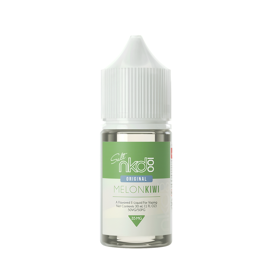 Naked 100 Original Salt Nicotine Vape Juice 35 Mg Melon Kiwi (Honeydew Green Apple Kiwi) 