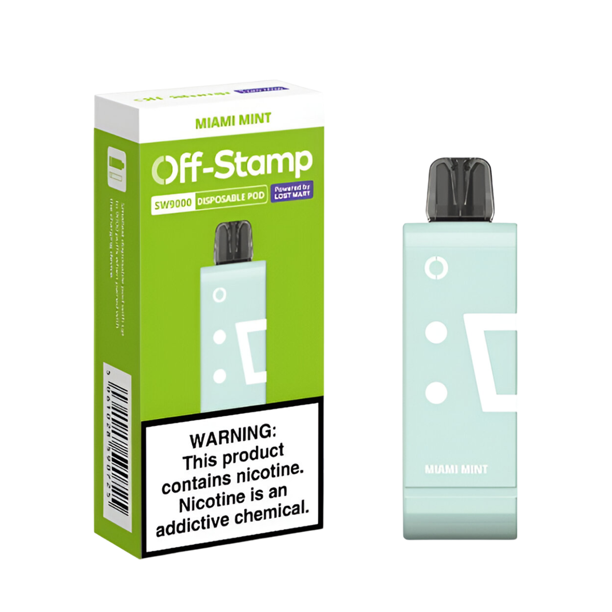 OFF Stamp SW9000 Disposable Vape Miami Mint  