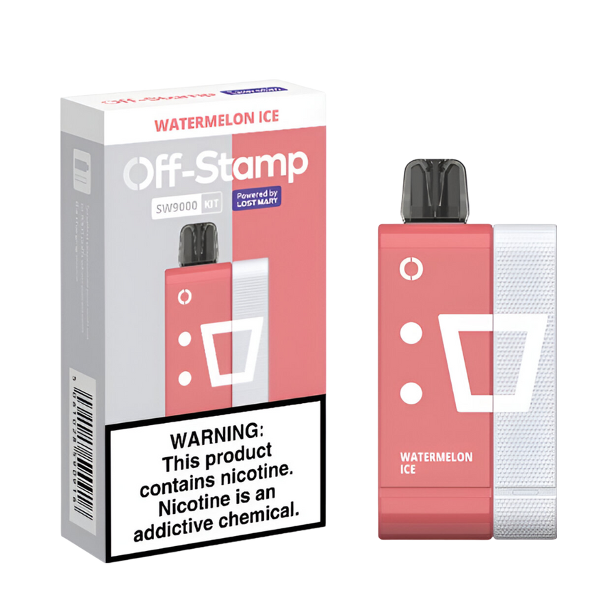 Lost Mary OFF Stamp SW9000 Disposable Pod & Kit Lost Mary OFF Stamp SW9000 Disposable Pod & Kit