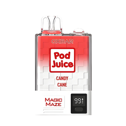 Oxbar x Pod Juice Magic Maze Pro Disposable Vape Candy Cane  