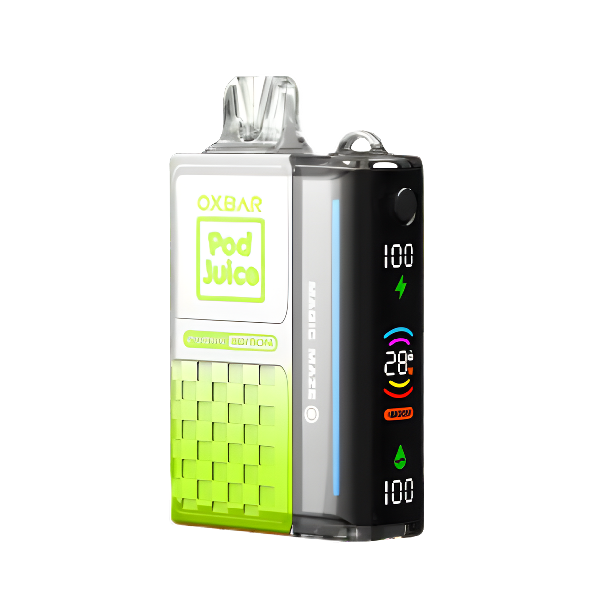 Oxbar x Pod Juice Magic Maze 2.0 30K Disposable Vape Sour Apple Skitz  