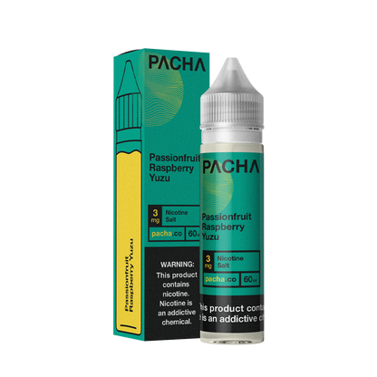 Pacha TF Freebase Vape Juice 0 Mg Passionfruit Raspberry Yuzu 