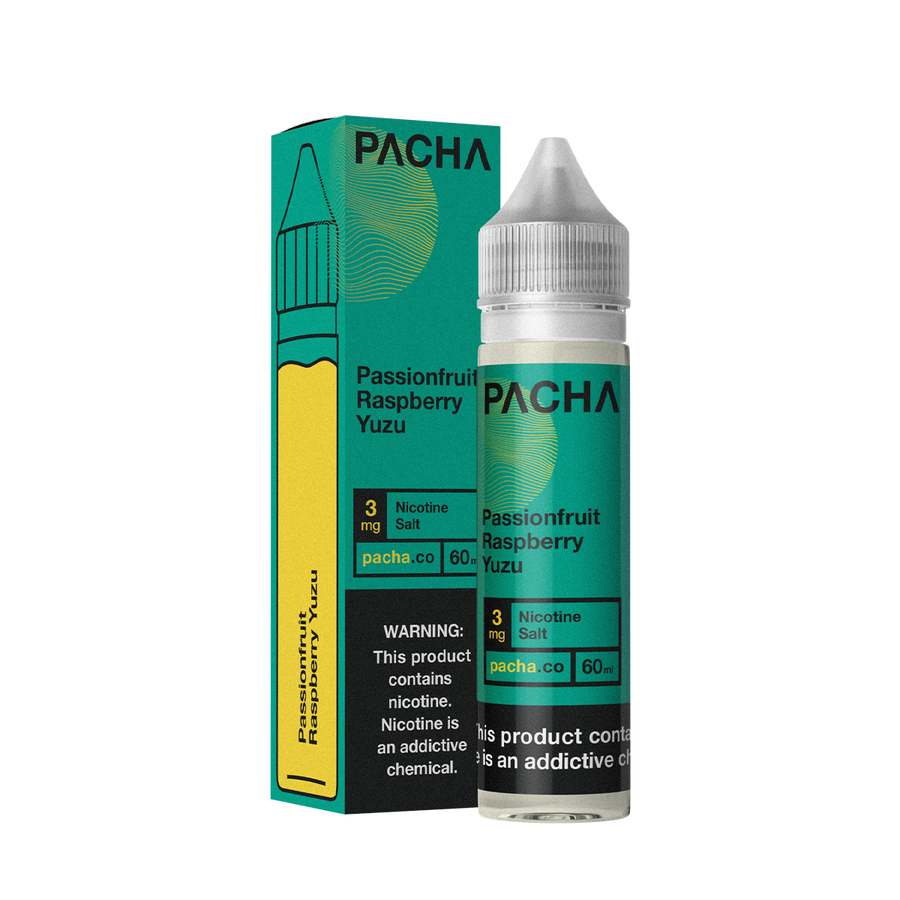 Pacha TF Freebase Vape Juice 0 Mg Passionfruit Raspberry Yuzu 