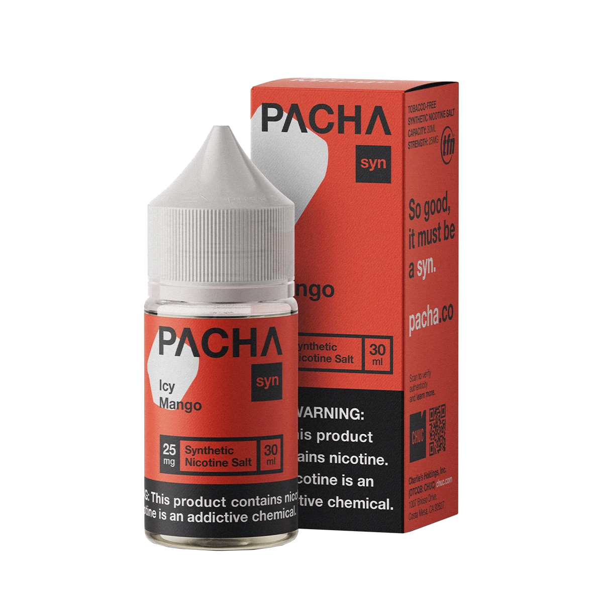 Pacha Syn Salt Nicotione | 25 ~ 50 Mg Nic in 17 Flavors Pacha Syn Salt Nicotione | 25 ~ 50 Mg Nic in 17 Flavors