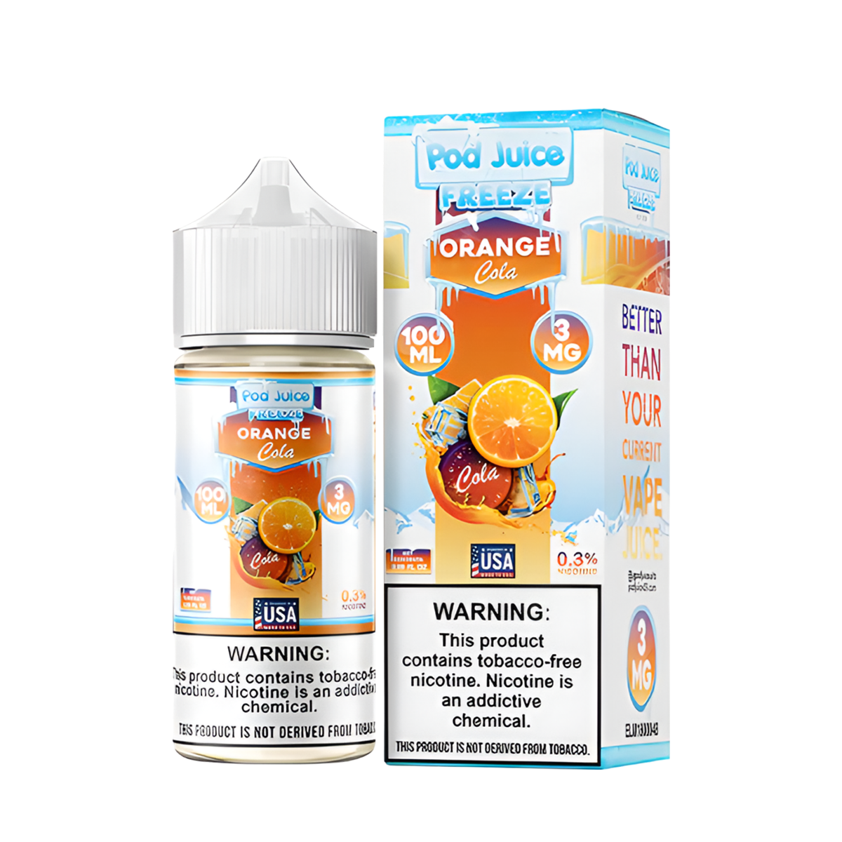 Pod Juice Freeze Freebase Juice | 0 ~ 6 Mg Nic in 15 Flavors Pod Juice Freeze Freebase Juice | 0 ~ 6 Mg Nic in 15 Flavors