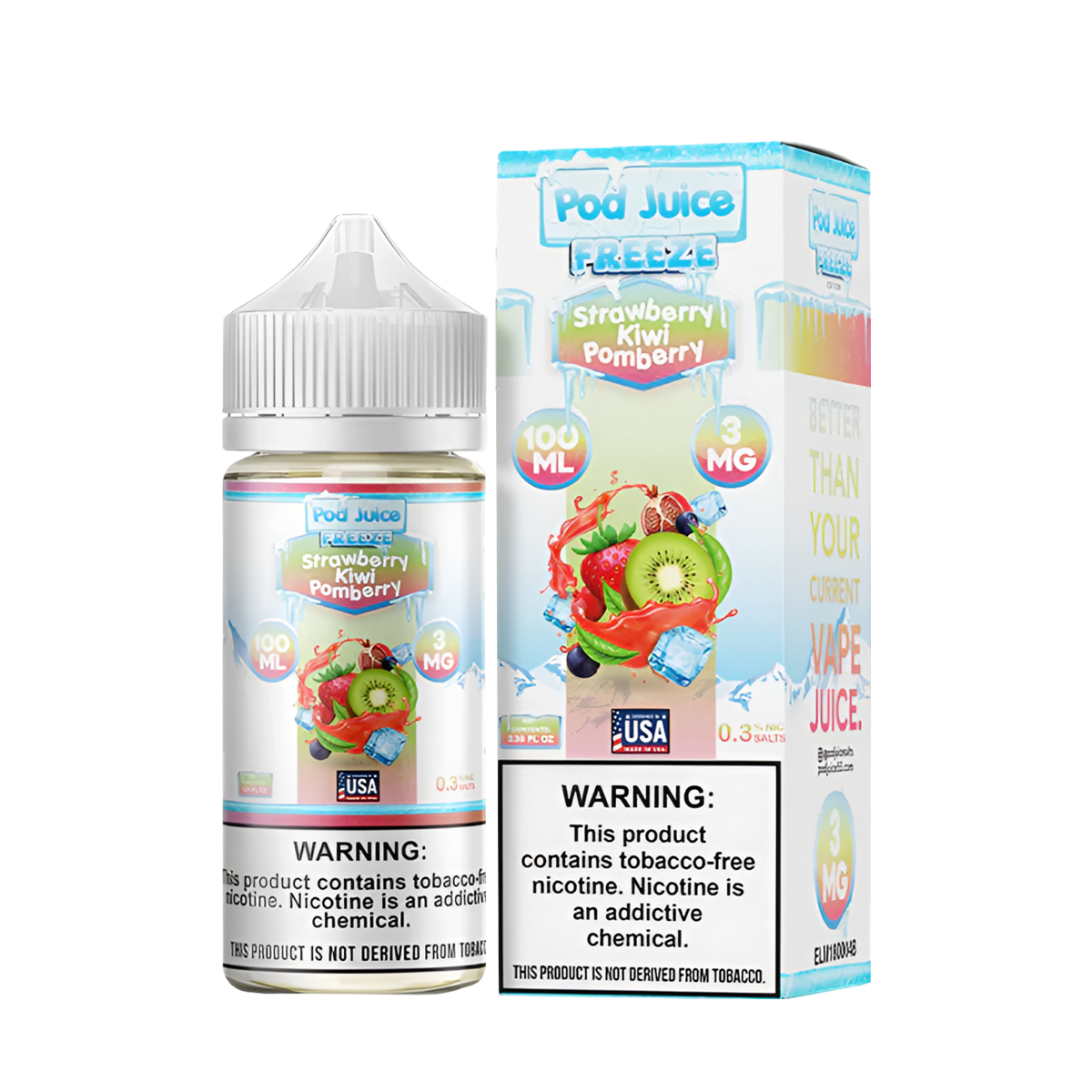 Pod Juice Freeze Freebase Juice | 0 ~ 6 Mg Nic in 15 Flavors Pod Juice Freeze Freebase Juice | 0 ~ 6 Mg Nic in 15 Flavors