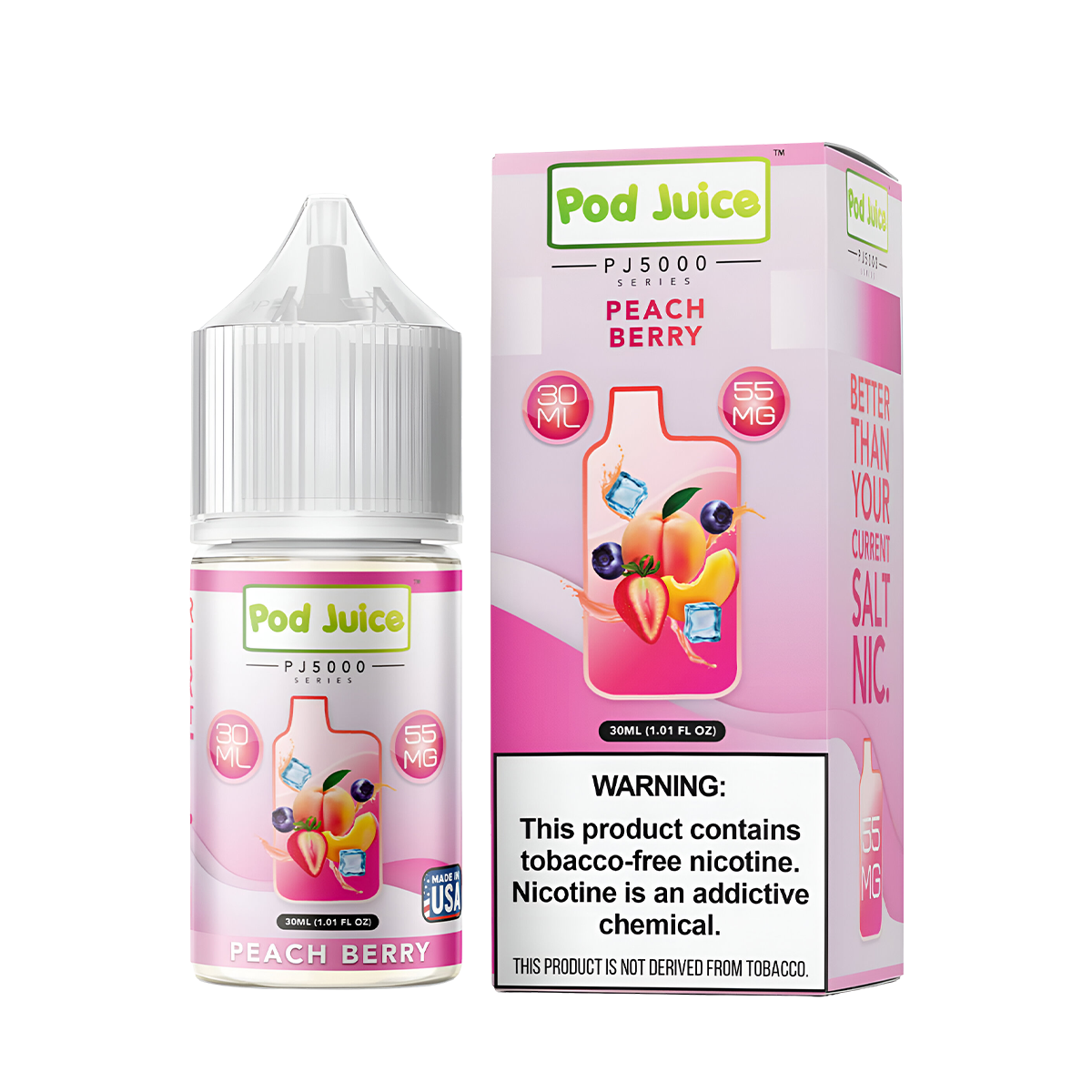 Pod Juice PJ5000 Salt Nicotine| 35 ~ 50 Mg Nic in 10 Flavors Pod Juice PJ5000 Salt Nicotine| 35 ~ 50 Mg Nic in 10 Flavors