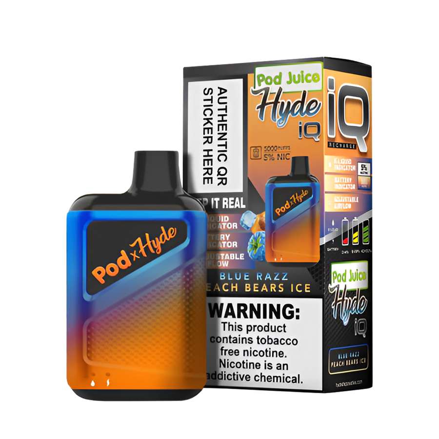 Pod Juice Hyde IQ Disposable Vape | 5% Nic in 17 Flavors Pod Juice Hyde IQ Disposable Vape | 5% Nic in 17 Flavors