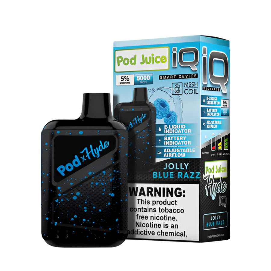 Pod Juice Hyde IQ Disposable Vape | 5% Nic in 17 Flavors Pod Juice Hyde IQ Disposable Vape | 5% Nic in 17 Flavors