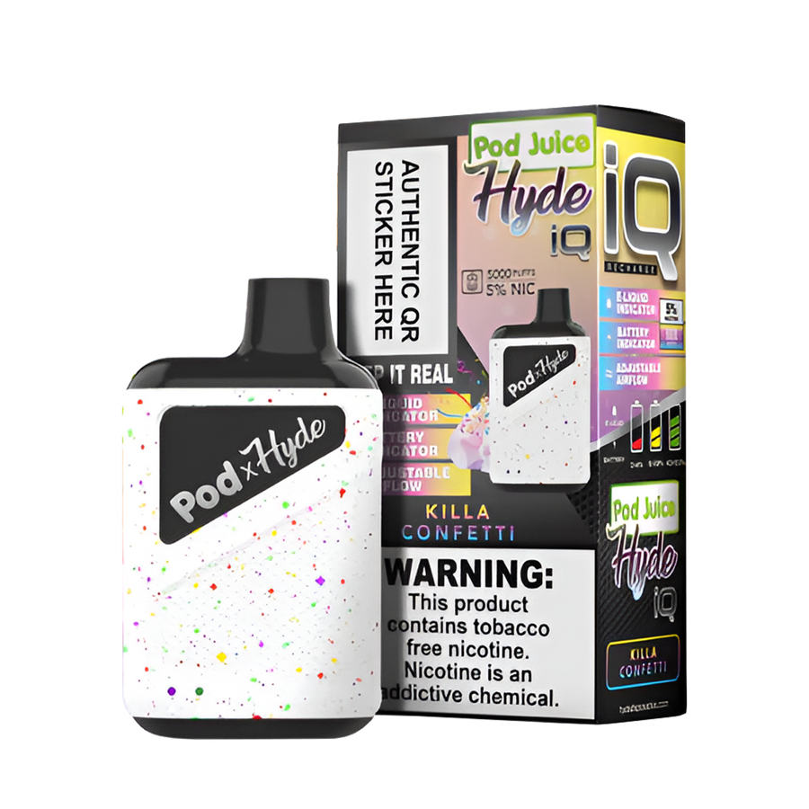 Pod Juice Hyde IQ Disposable Vape | 5% Nic in 17 Flavors Pod Juice Hyde IQ Disposable Vape | 5% Nic in 17 Flavors