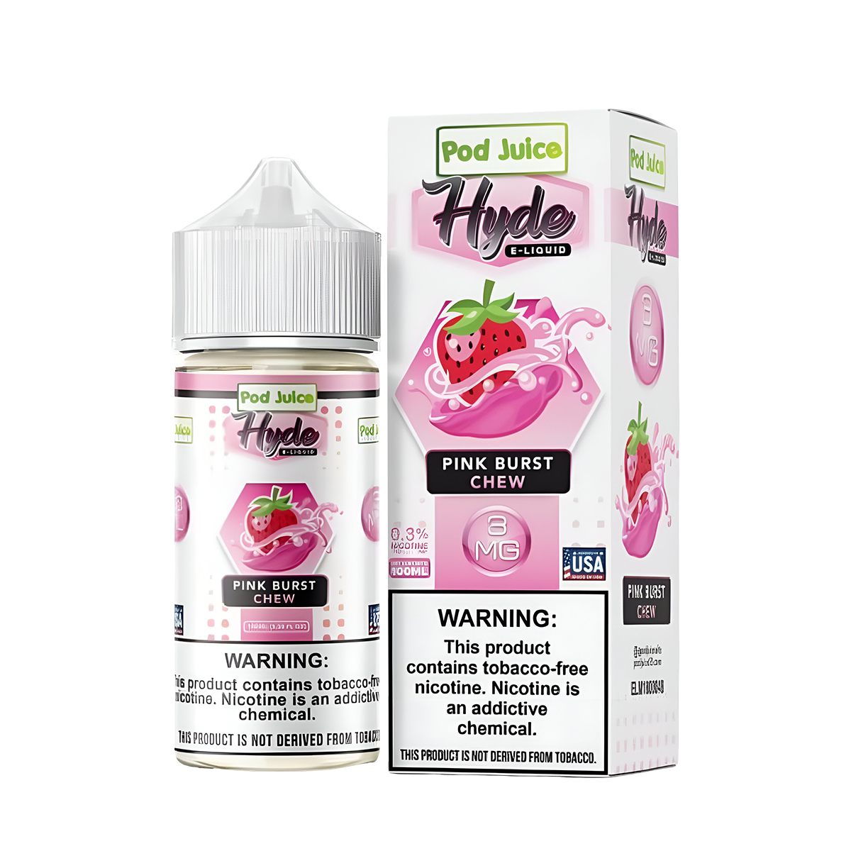 Vape Juice For High Power Premium Salt Nicotine Vape Juice 30mL,35MG & 55MG Strength HQD Tech USA Pod Juice x Hyde Freebase Juice | 0 ~ 6 Mg Nic in 10 Flavors Vape Juice For High Power Premium Salt Nicotine Vape Juice 30mL,35MG & 55MG Strength HQD Tech USA Pod Juice x Hyde Freebase Juice | 0 ~ 6 Mg Nic in 10 Flavors