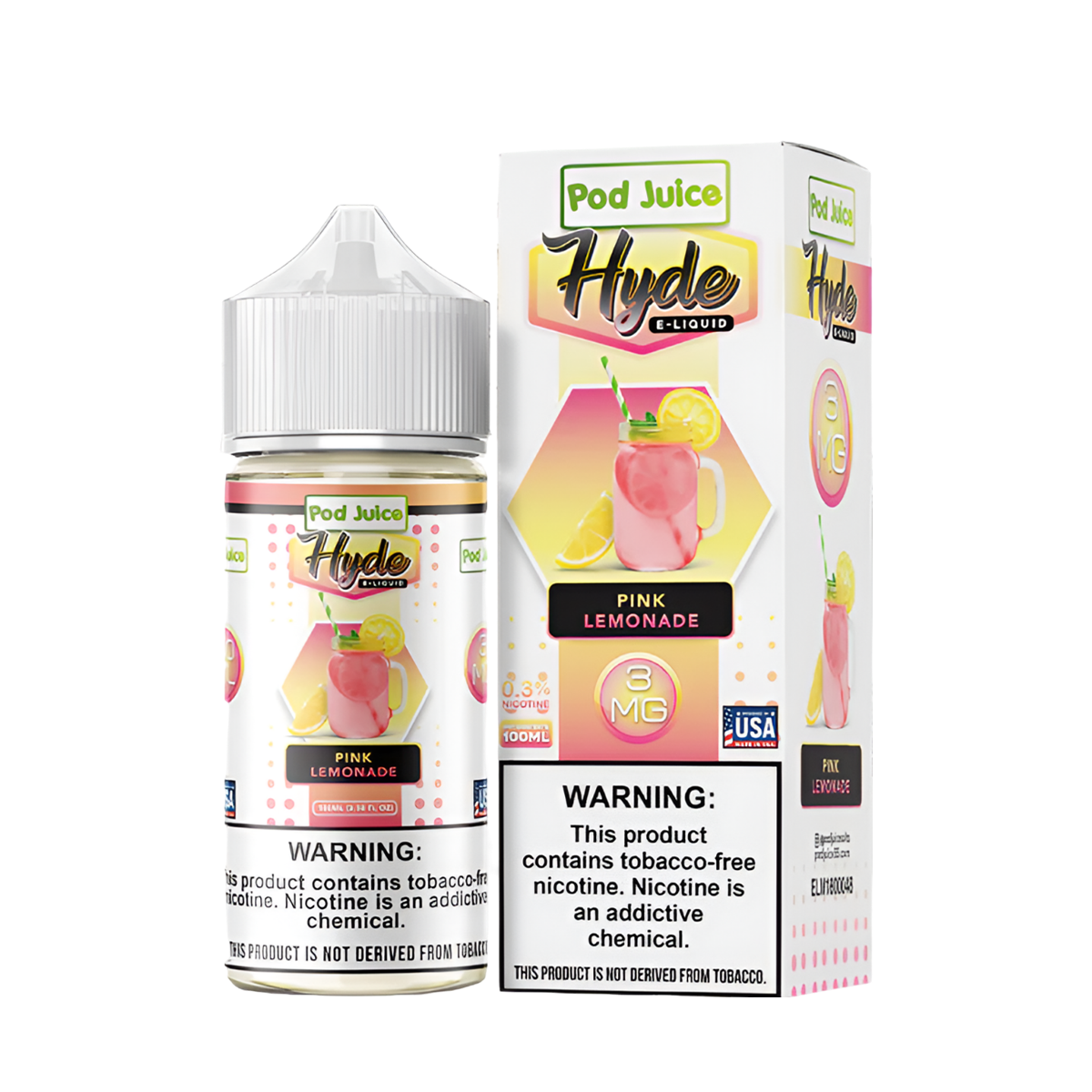 Pod Juice x Hyde Freebase Juice | 0 ~ 6 Mg Nic in 10 Flavors Pod Juice x Hyde Freebase Juice | 0 ~ 6 Mg Nic in 10 Flavors