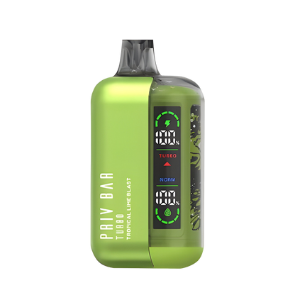 Priv Bar Turbo 15K Disposable Vape Tropical Lime Blast  