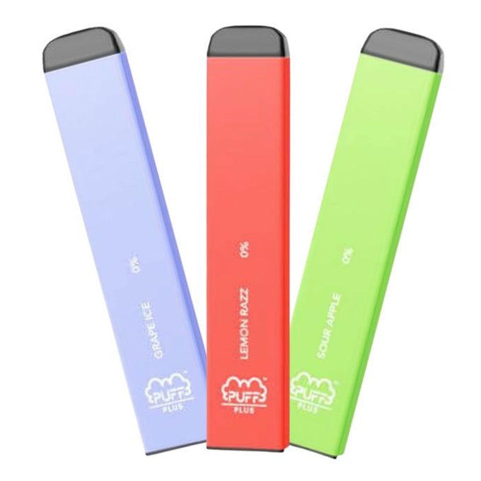Puff Bar Plus Disposable Vape | 0 Nicotine in 10 Flavors Puff Bar Plus Disposable Vape | 0 Nicotine in 10 Flavors