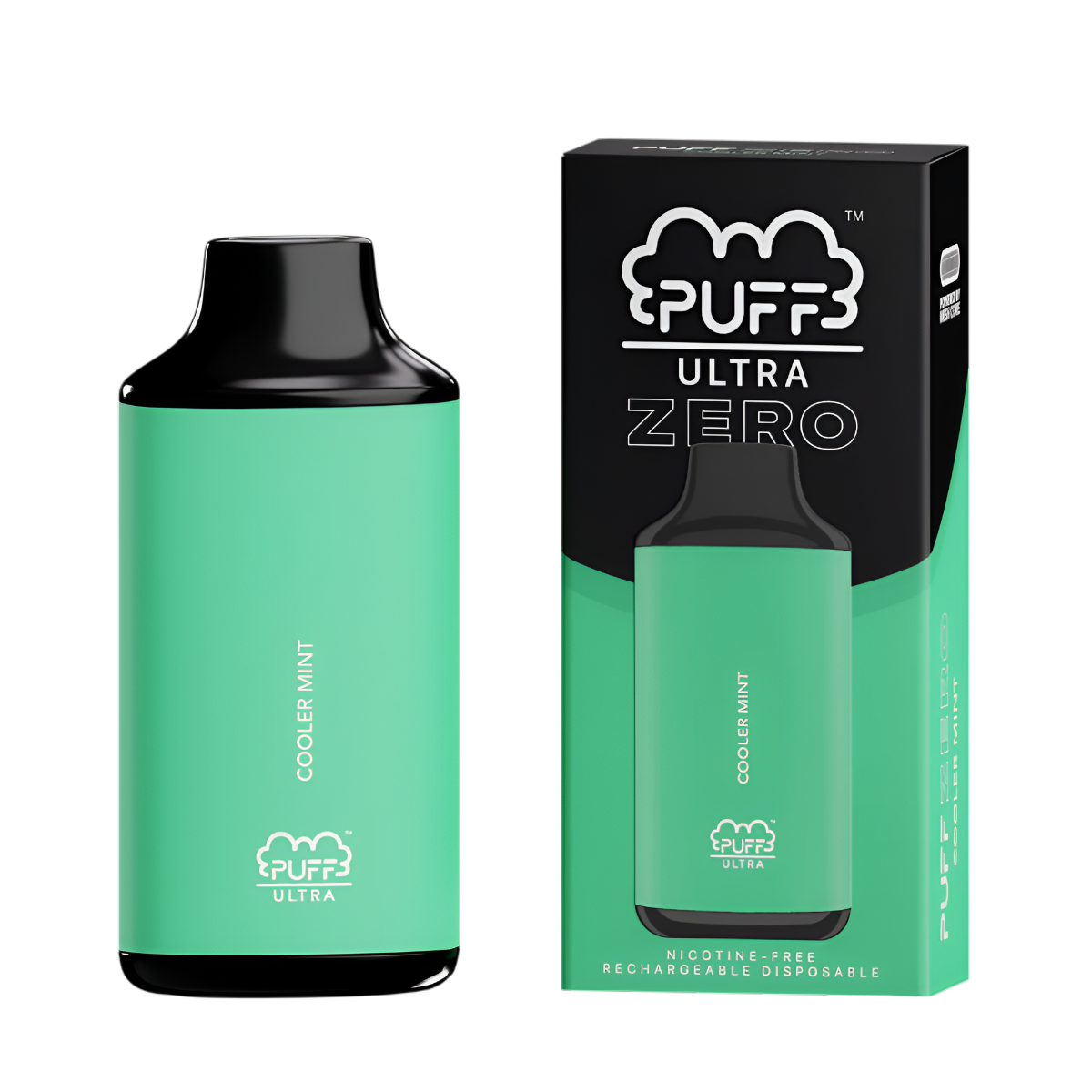 Puff Bar Ultra Zero 8000 Nicotine Disposable Vape Cooler Mint  