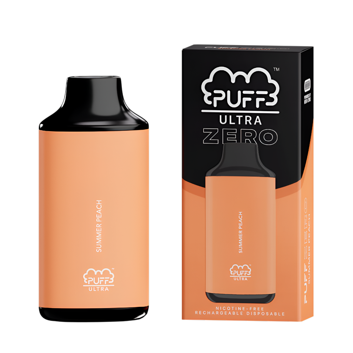 Puff Bar Ultra Zero 8000 Nicotine Disposable Vape Summer Peach  