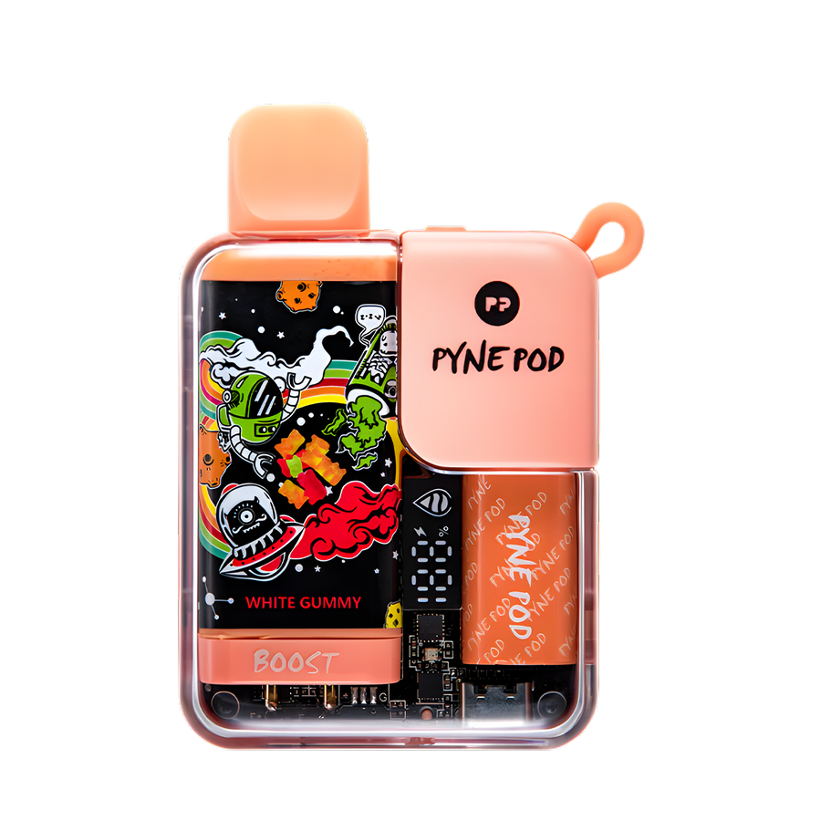 Pyne Pod Boost Disposable Vape White Gummy  