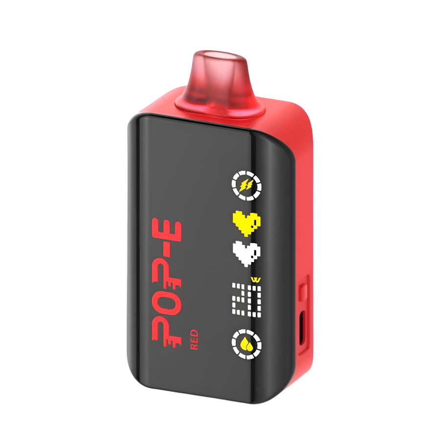 Pop-E 24K Disposable Vape| 2.1" LED Screen, Adjustable Power Pop-E 24K Disposable Vape| 2.1" LED Screen, Adjustable Power