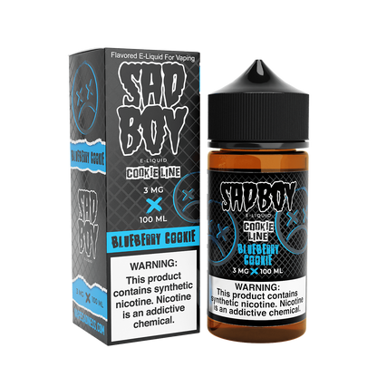 Sadboy TF Freebase Vape Juice 0 Mg Cookie Line / Blueberry Cookie 