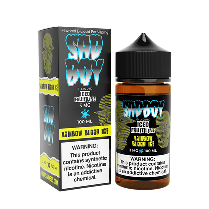 Sadboy TF Freebase Vape Juice 0 Mg Iced Fruit Line / Rainbow Blood Ice 