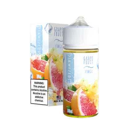 Skwezed Iced Freebase Vape juice 0 Mg Grapefruit Iced 