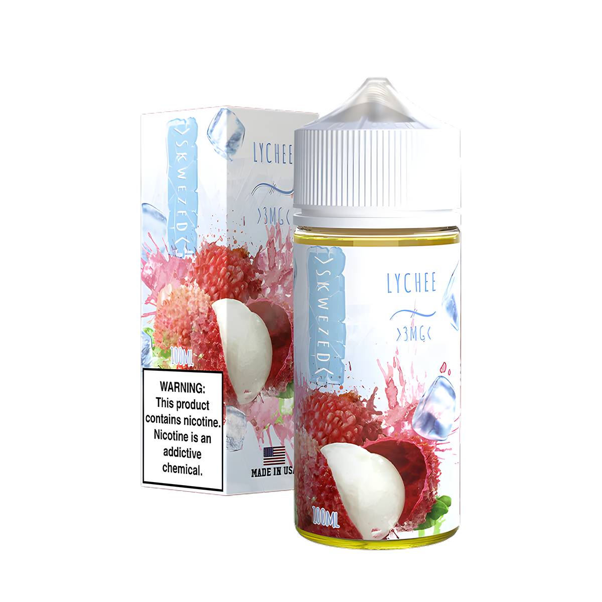 lychee vape juice Skwezed Iced freebase Vape juice