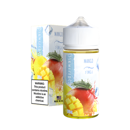 Skwezed Iced Freebase Vape juice 0 Mg Mango Iced 