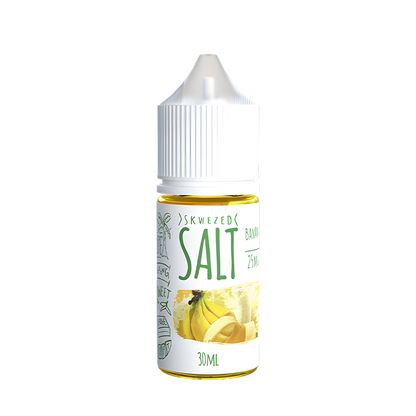 Skwezed Salt Nicotine Vape Juice 25 Mg 30 Ml Banana