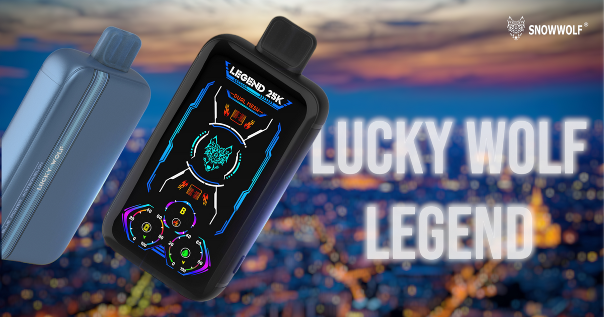SnowWolf Lucky Wolf Legend 25K Vape | 5% Nic in 17 Flavors SnowWolf Lucky Wolf Legend 25K Vape | 5% Nic in 17 Flavors
