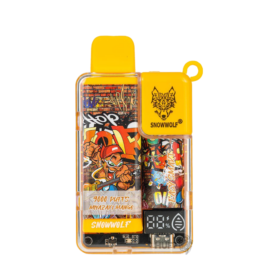 SnowWolf Easy Smart EA9000 Disposable Vape Miyazaki Mango  