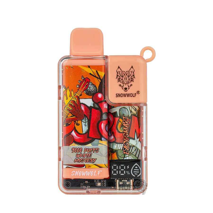 SnowWolf Easy Smart EA9000 Disposable Vape Blue Cotton Candy  