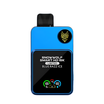 SnowWolf Smart HD 15K Limited Disposable Vape Blue Razz Ice  