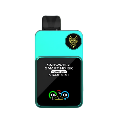 SnowWolf Smart HD 15K Limited Disposable Vape Miami Mint  