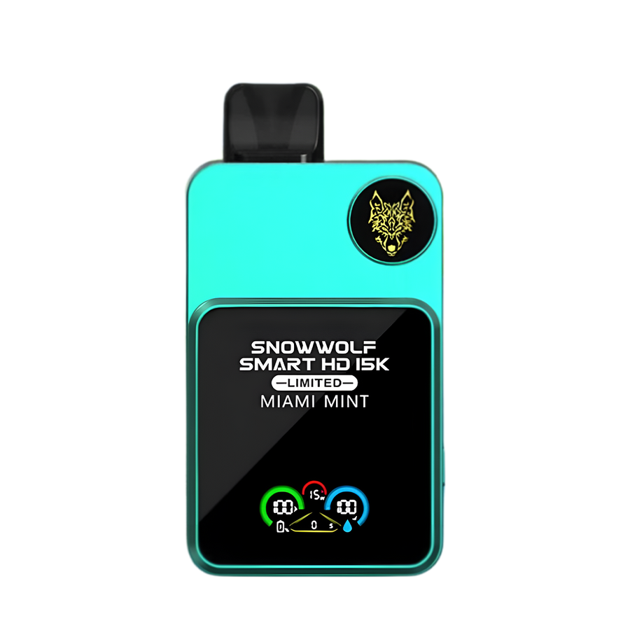 SnowWolf Smart HD 15K Limited Disposable Vape Miami Mint  