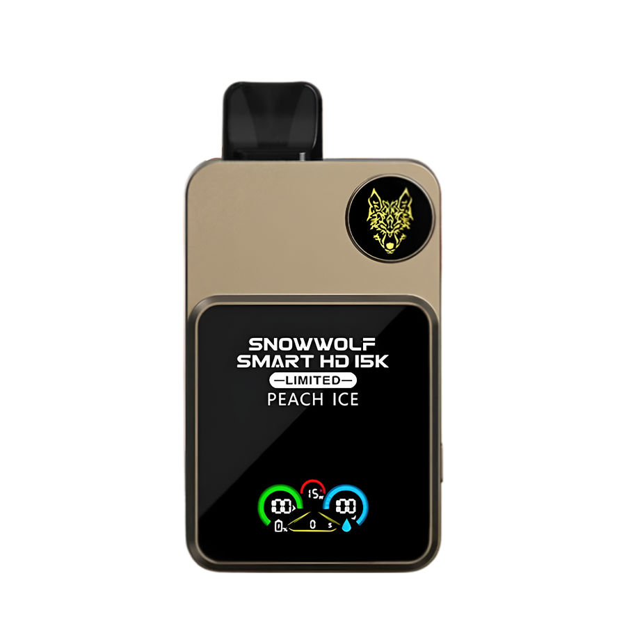 SnowWolf Smart HD 15K Limited Disposable Vape Peach Ice  