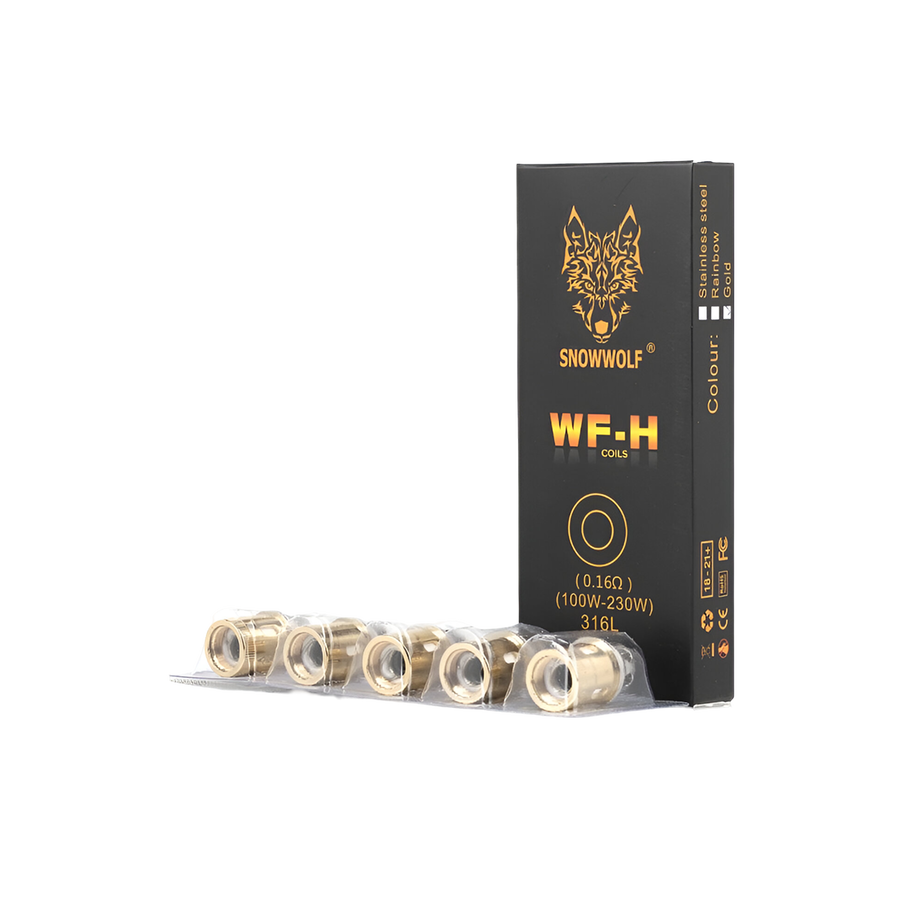 Snowwolf Wolf WF Replacement Coils WF Coils (Gold) Coli - 0.2Ω  