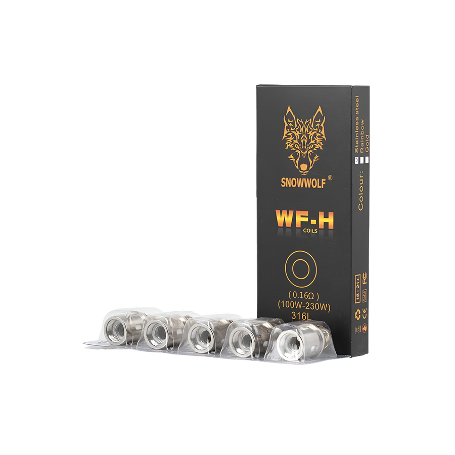 Snowwolf Wolf WF Replacement Coils WF-H Coils (Stainless Steel) Coli - 0.16Ω  