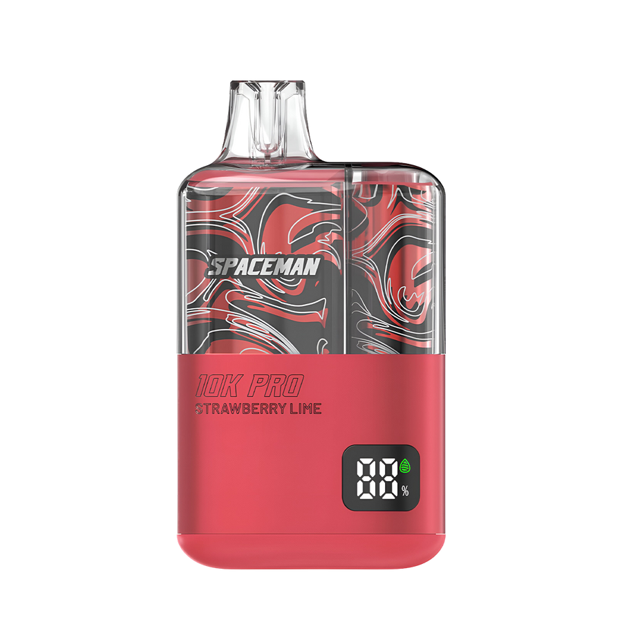 Spaceman 10k Pro Disposable Vape Strawberry Lime  