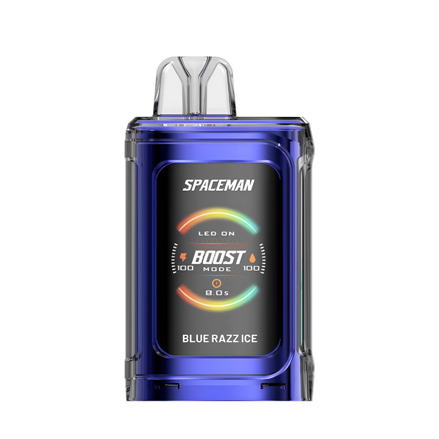 Spaceman Prism 20K Disposable Vape Blue Razz Ice  