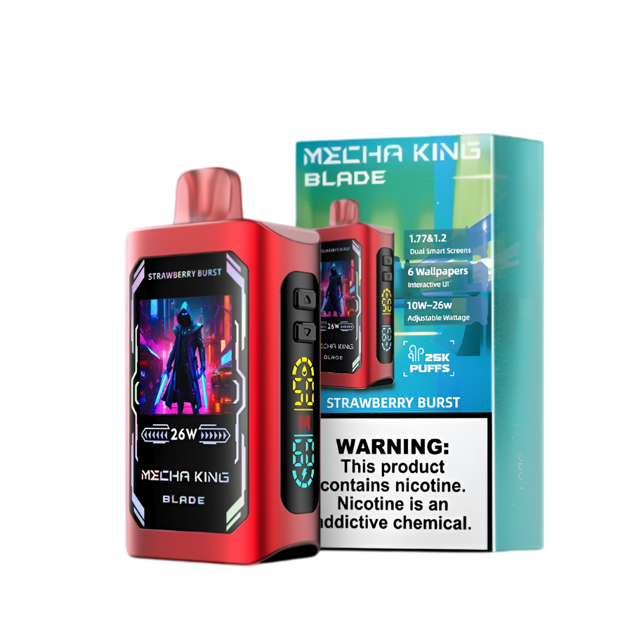 Mecha King Blade 25K Disposable Vape | Interactive UI Mecha King Blade 25K Disposable Vape | Interactive UI