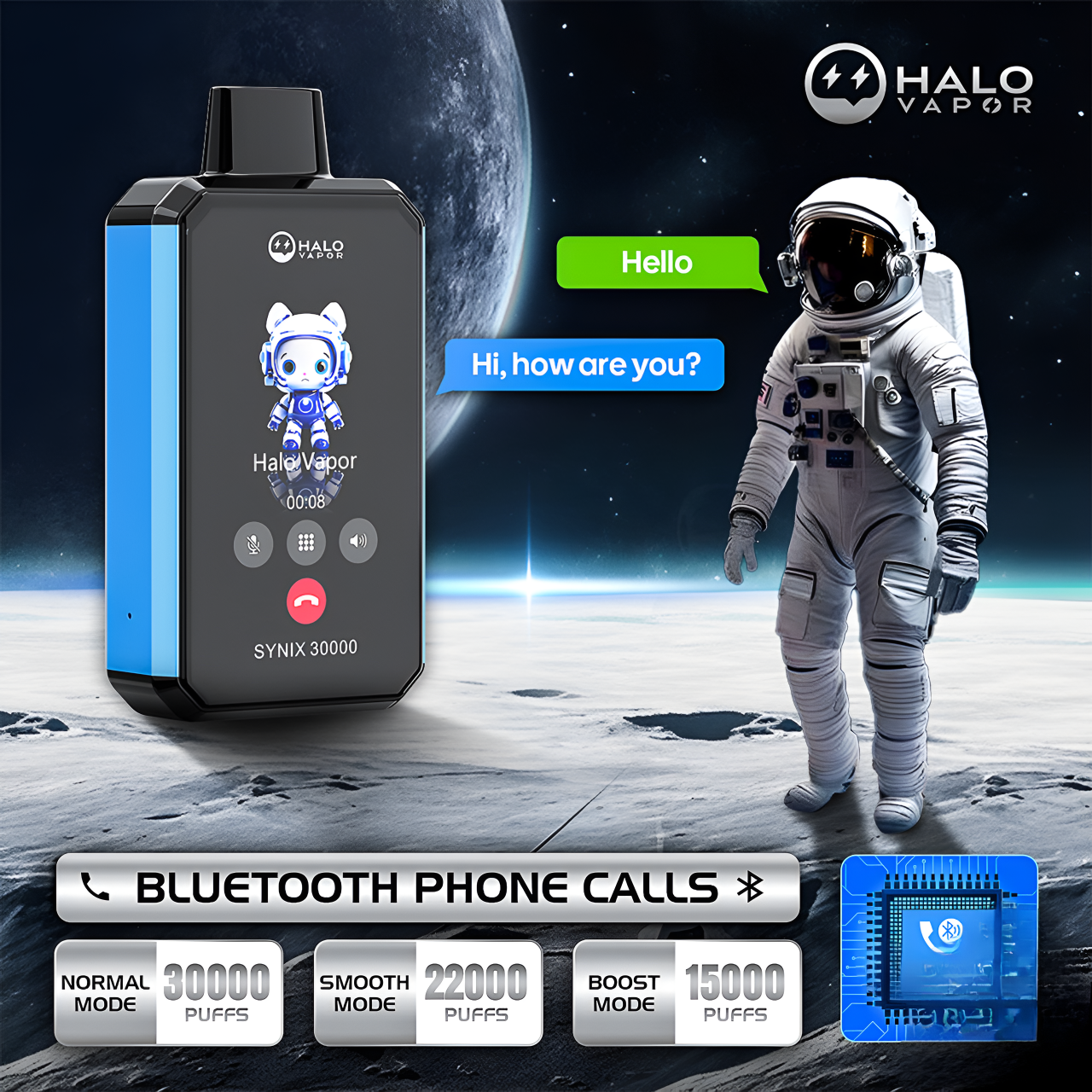Fruit Blast Halo Vapor | Synix Vape Puffs | 30000 Puffs | Disposable |  Authentic Air Fuze Vape