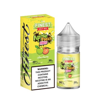 Finest Candy Edition Salt Nic Vape Juice 30 Mg Apple Peach Rings 